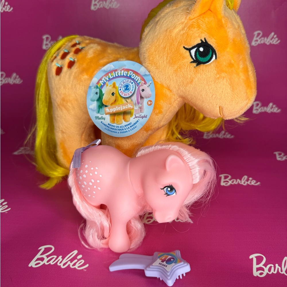 My Little Pony Plush and Figure Set - Orange and Pink